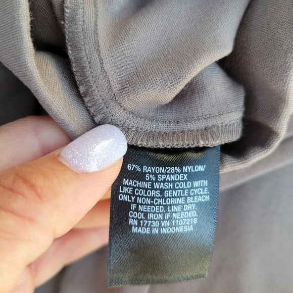 A new day Pull On Split Hem Slim Leggings Pants in Taupe XS - Picture 6 of 9